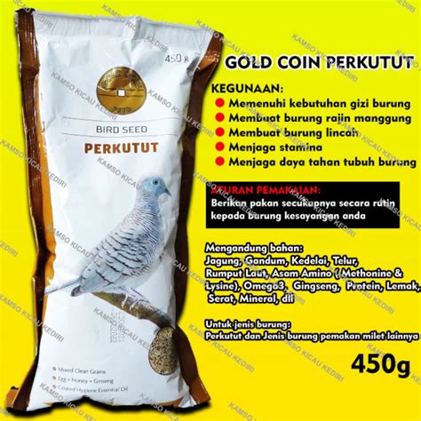 Jual PAKAN GOLD COIN PERKUTUT BIJI MILET HARIAN BURUNG PERKUTUT