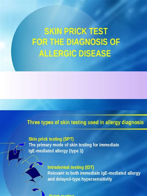 8 Skin Prick Test Pdf Allergy Allergen