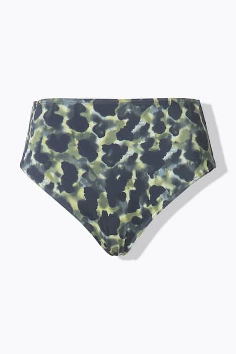 Bikini Slip HighWaist Camouflage Pistazie Ulla Popken