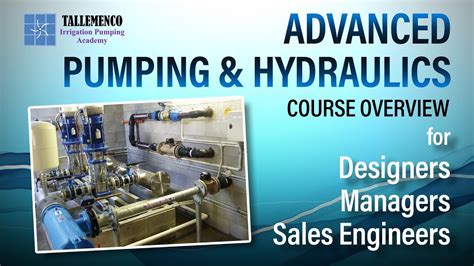 Advanced Pumping And Hydraulics Course Overview Youtube