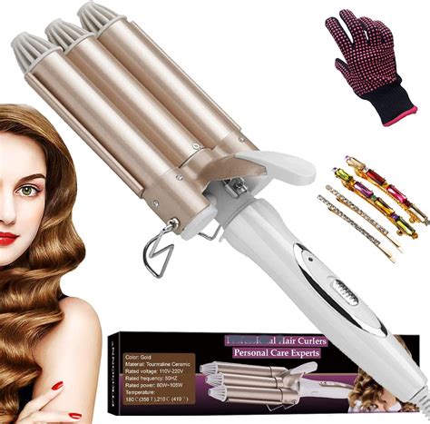 Hair Waver Barrels Curling Iron Large Curls Mm Curlers With