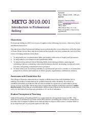 Suber MKTG 3010 001 Syllabus Base Fall 2018 081518 Pdf Fall 2018 Tues