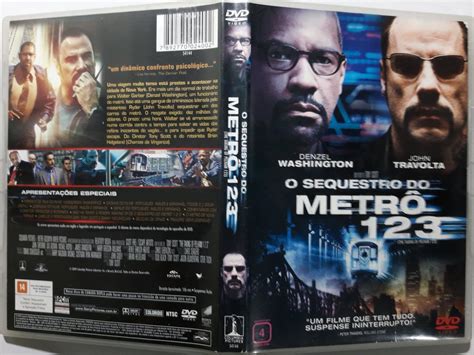 O Sequestro Do Metro 123 - DVD O Sequestro Do Metrô 123 Denzel Washington John Travolta