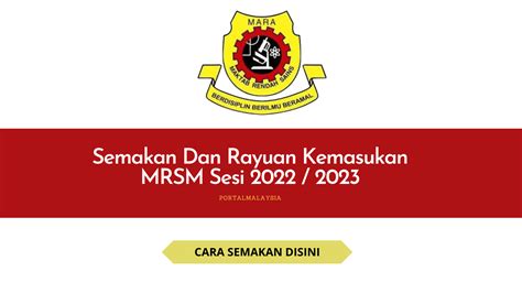 Keputusan Mrsm 2021 1 Larry Borer