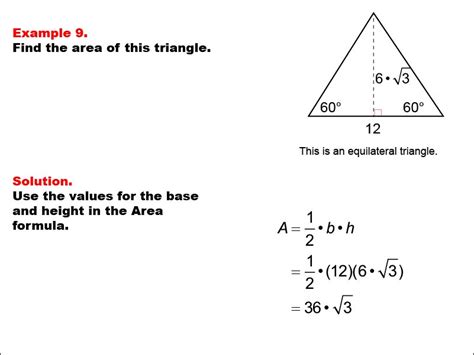 Math Example Area And Perimeter Triangles Example 9 Media4math