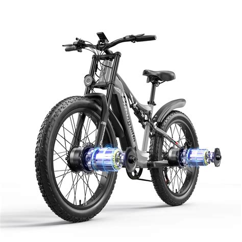 Shengmilo S600 Adult 2000W Electric Bicycle With Two Motors 48V17 5AH