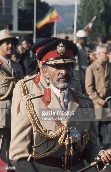 Emperor Of Ethiopia Haile Selassie In Military Uniform Known As