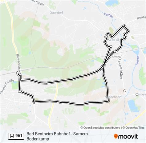 961 Route Schedules Stops Maps Bad Bentheim Bahnhof Updated