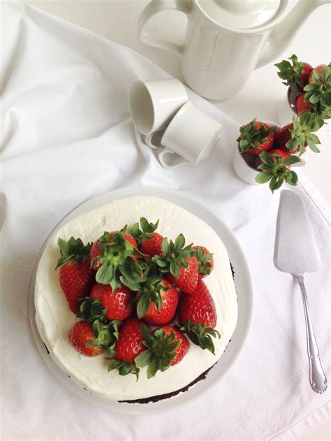 Naked Cake De Chocolate Y Crema De Queso La Cuchara Azul