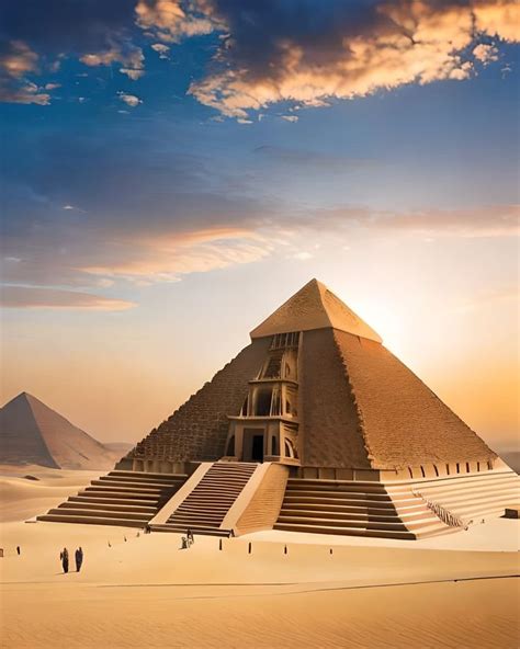 Pyramid Of Giza Photorealistic Digital Art Egypt Pyramids 5 Digital