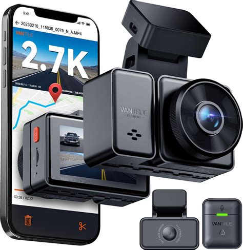 Amazon Vantrue N Channel K Dash Cam K P Front And Rear