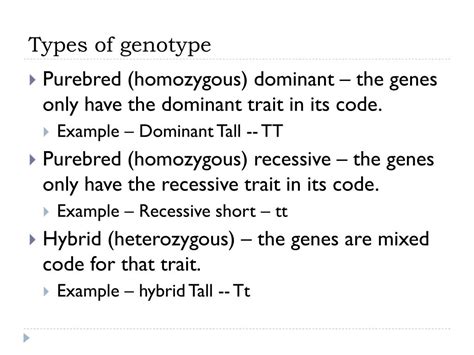 PPT - Genotype and Phenotype PowerPoint Presentation, free download ...