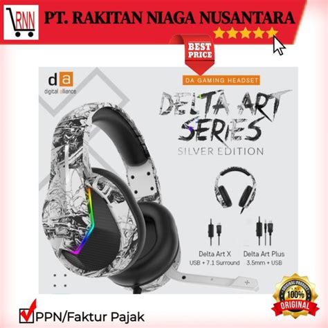 Jual Digital Alliance Headset Delta Art Plus Silver Edition Gaming