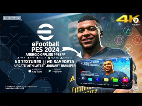 EFOOTBALL PES 2024 PPSSPP ISO English Version NO SAVEDATA NO TEXTURES