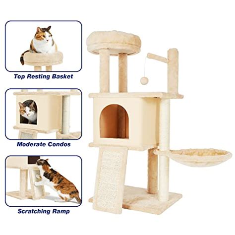 Tscomon 36 6 Multi Level Cat Tree Cat Tower For Indoor