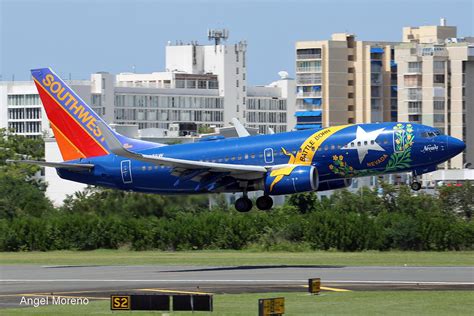 Southwest Airlines Boeing H N Sw Arriving At Tjs Flickr