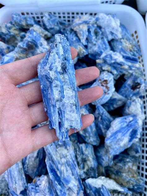 Natural Blue Kyanite Mineral Specimen Cluster 28 Kg Supplycrystal