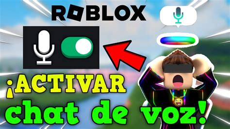 Como Activar El CHAT DE VOZ ROBLOX YouTube