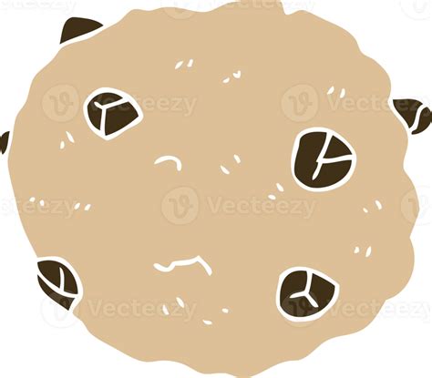 Cartoon Doodle Chocolate Chip Cookie 45160361 Png