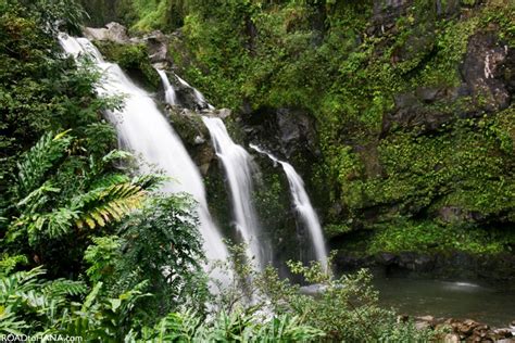 Upper Waikani Falls | Also known as Three Bears Waterfalls in Hana ...