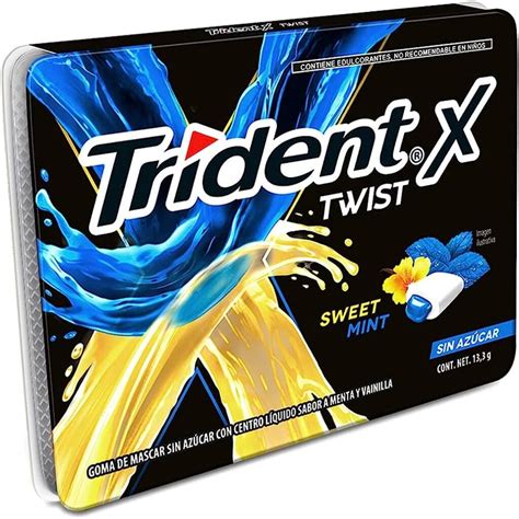 Chicles Trident X Twist Menta Dulce G Soriana