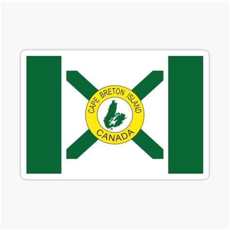 Flag Of Cape Breton Island Nova Scotia Canada Sticker For Sale By