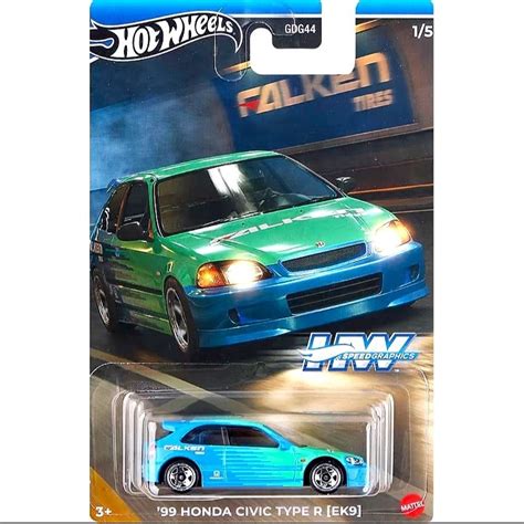 Hot Wheels Honda Civic Type R EK Falken Shopee Malaysia