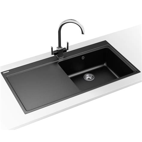 Franke Mythos Designer Pack Mtg Fragranite Onyx Sink And Tap