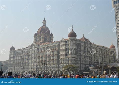 Historic And Modern Taj Palace Hotel In Mumbai Maharashtra India