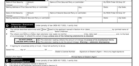 Montana Mv1 Form ≡ Fill Out Printable Pdf Forms Online