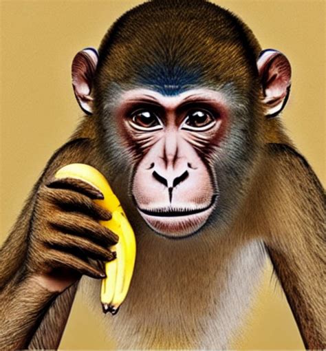 Monkey Eating Banana by ArtDeviantArt23 on DeviantArt