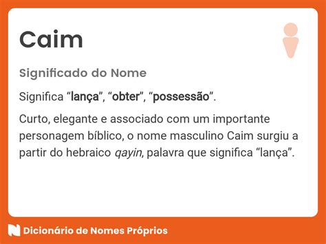 Qual O Significado Do Nome Caim
