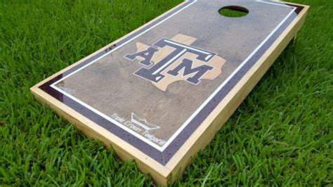 Texas A M Aggie Cornhole Boards Triple Crown Tailgate