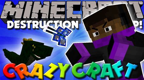 Minecraft CRAZY CRAFT Ep 6 PREPARATION AND BOSS DESTRUCTION