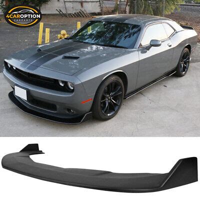 Fits Dodge Challenger Sxt Style Front Bumper Lip Spoiler Matte