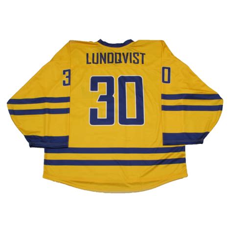 Team Sweden Hockey Jersey H. Lundqvist Light