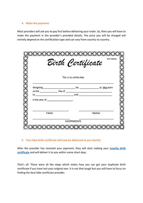 Get To Know How To Get A Fake Birth Certificate