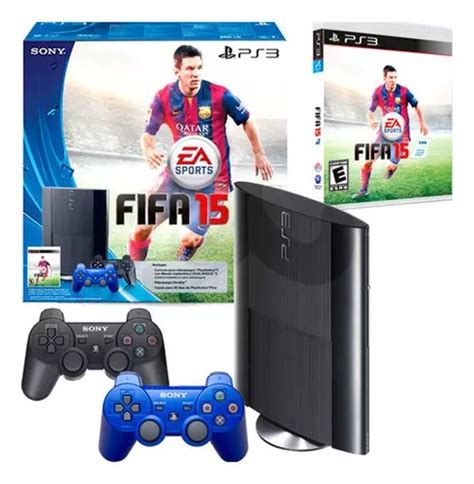 Sony Playstation Super Slim Gb Fifa Extra Dualshock