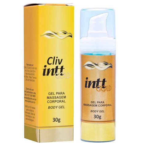 Gel para Sexo Anal Cliv Intt Gold Anestésico 30g Extra Forte