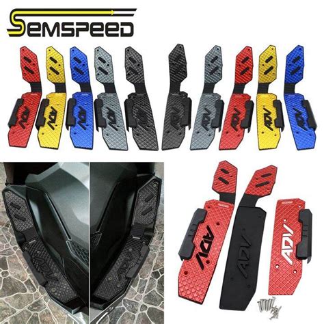 SEMSPEEDFor Honda ADV 160 ADV160 Motorcycle CNC Aluminum Alloy Rubber