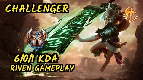 Adrianriven Riven Vs Jax 6 0 1 Kda Top Challenger Gameplay Na