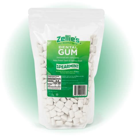 Zellies Dental Mints - 1400 Count Xylitol Mints Bulk Bag - Healthy Kiwis