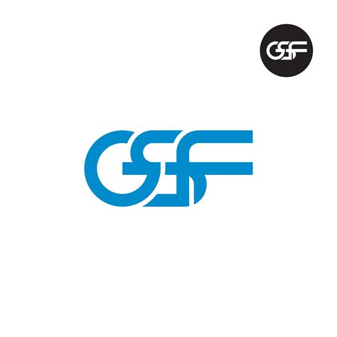 Letter Gsf Monogram Logo Design 31739362 Vector Art At Vecteezy