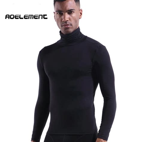 Ropa Interior T Rmica De Algod N El Stico Para Hombre Tops De Cuello