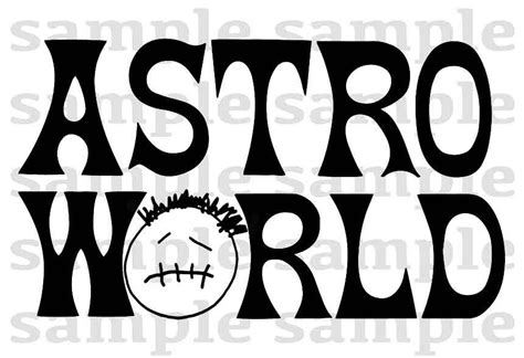 ASTROWORLD Travis Scott Cactus Jack Logo SVG File Perfect for - Etsy UK