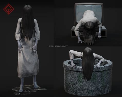 Sadako Set 3d Model 3d Printable Cgtrader