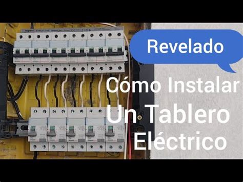 Electricista Revela Cómo Instalar un Tablero Eléctrico Panel Centro de