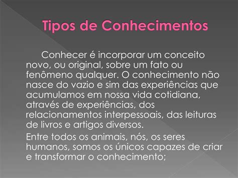 Esse Tipo De Conhecimento Pode Se Enriquecer Do Conhecimento Empírico