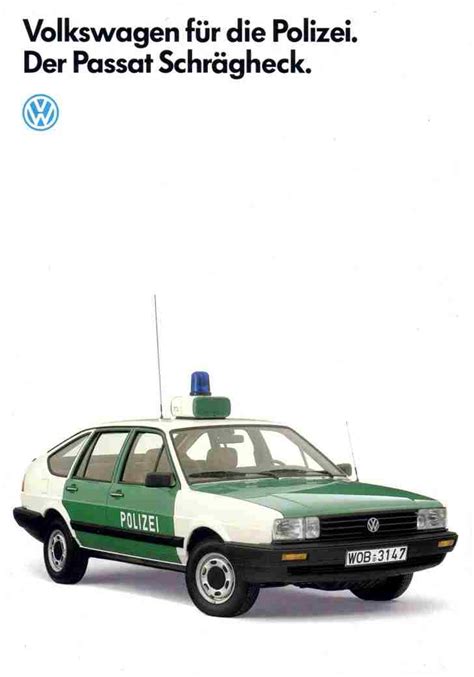 Vw Passat Police Car Brochure