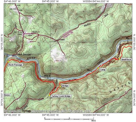 Cumberland Trails Conference | Obed River Topo Maps